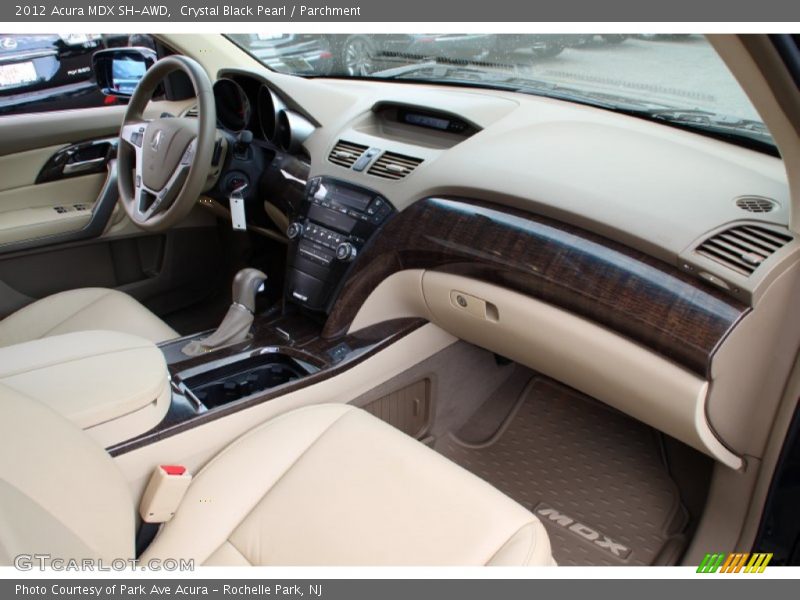Crystal Black Pearl / Parchment 2012 Acura MDX SH-AWD