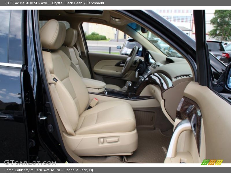 Crystal Black Pearl / Parchment 2012 Acura MDX SH-AWD
