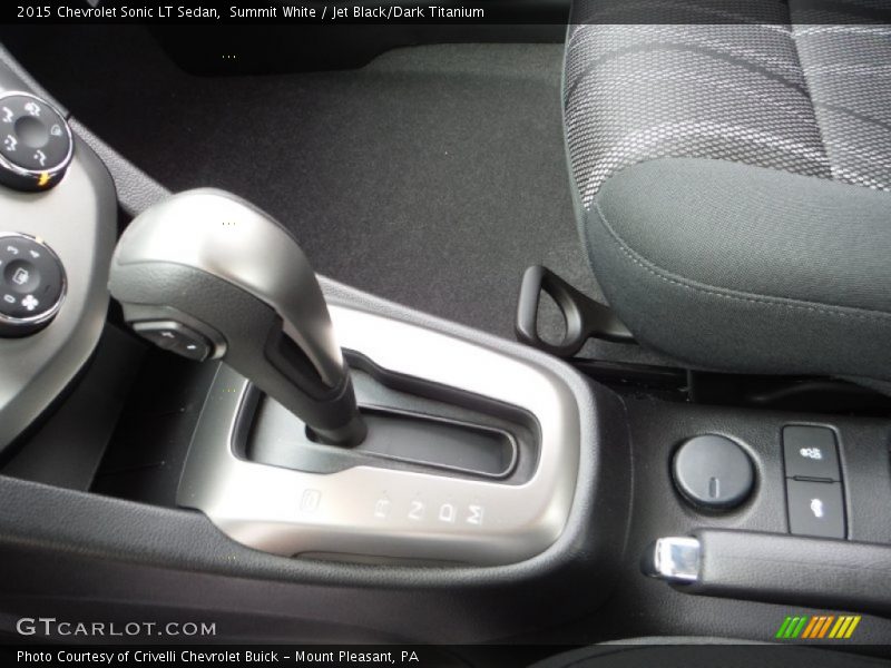 Summit White / Jet Black/Dark Titanium 2015 Chevrolet Sonic LT Sedan
