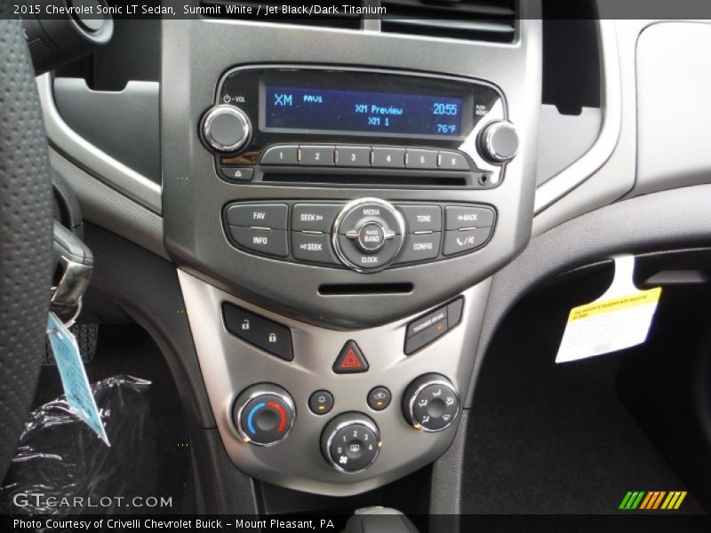 Summit White / Jet Black/Dark Titanium 2015 Chevrolet Sonic LT Sedan