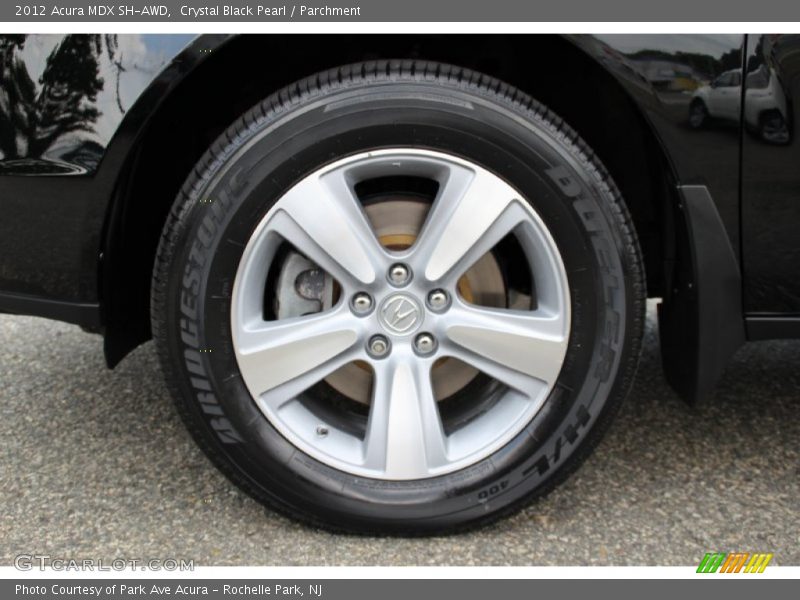 Crystal Black Pearl / Parchment 2012 Acura MDX SH-AWD
