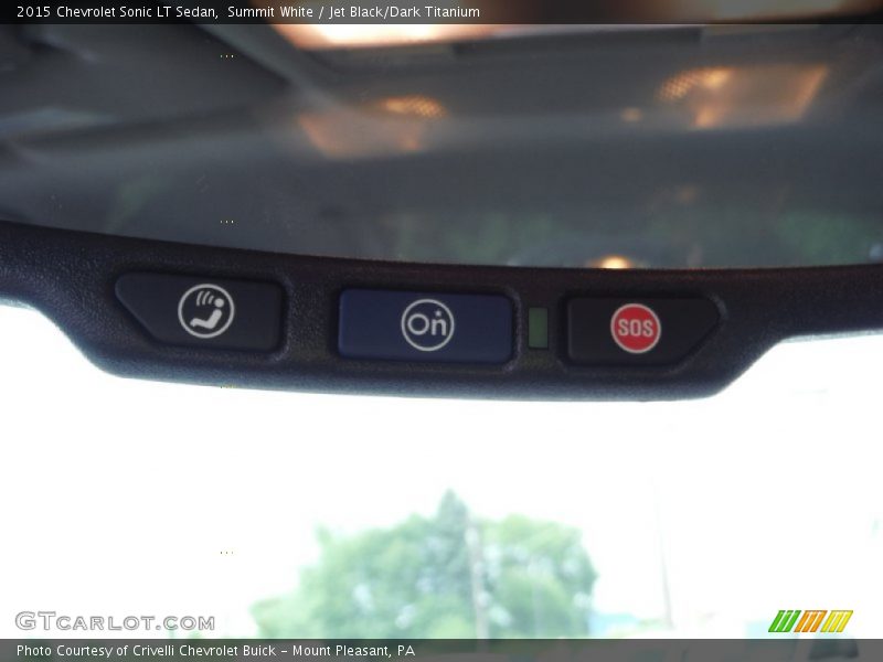 Summit White / Jet Black/Dark Titanium 2015 Chevrolet Sonic LT Sedan