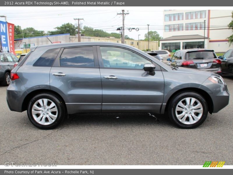 Polished Metal Metallic / Taupe 2012 Acura RDX Technology SH-AWD