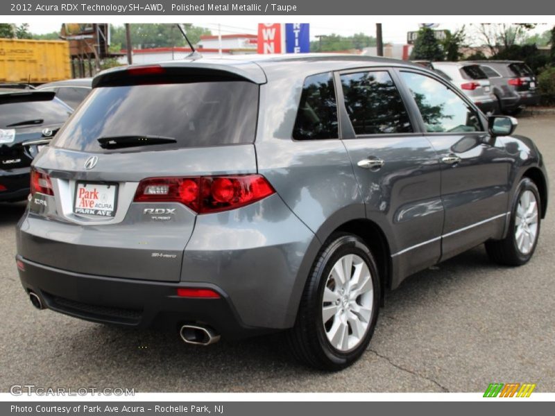 Polished Metal Metallic / Taupe 2012 Acura RDX Technology SH-AWD