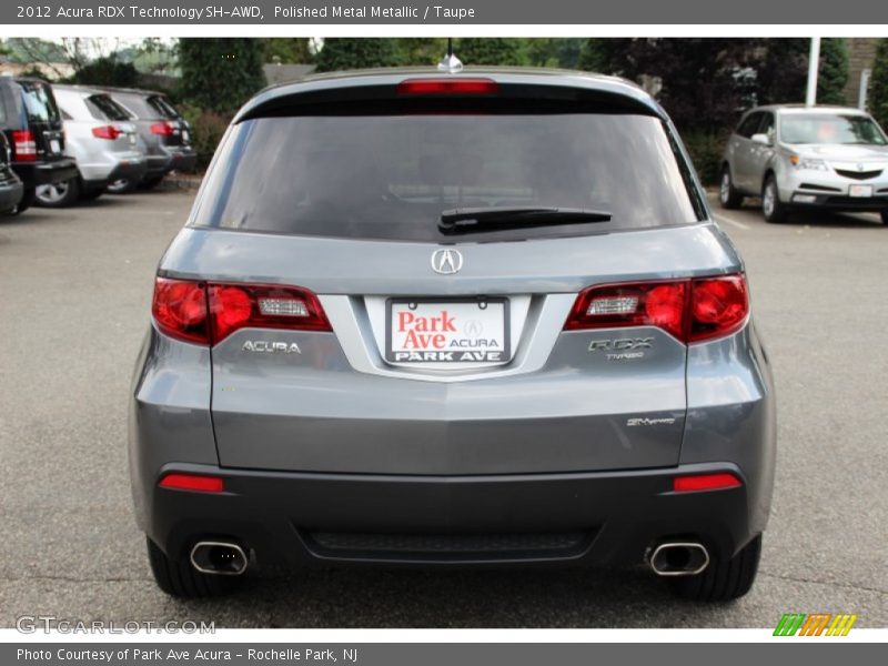 Polished Metal Metallic / Taupe 2012 Acura RDX Technology SH-AWD