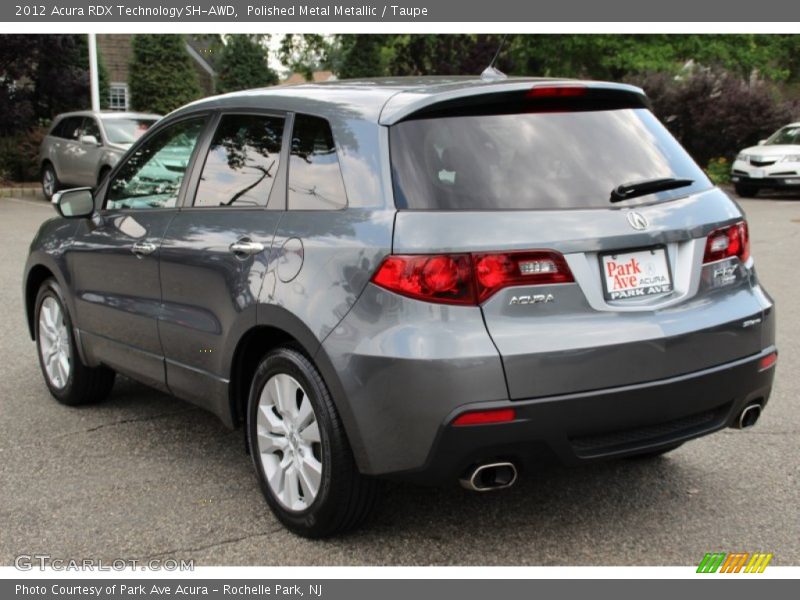 Polished Metal Metallic / Taupe 2012 Acura RDX Technology SH-AWD