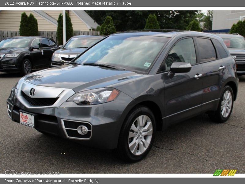Polished Metal Metallic / Taupe 2012 Acura RDX Technology SH-AWD