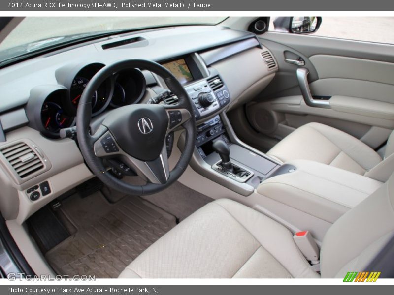 Polished Metal Metallic / Taupe 2012 Acura RDX Technology SH-AWD
