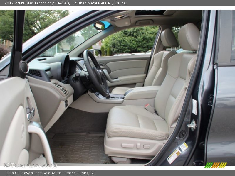 Polished Metal Metallic / Taupe 2012 Acura RDX Technology SH-AWD