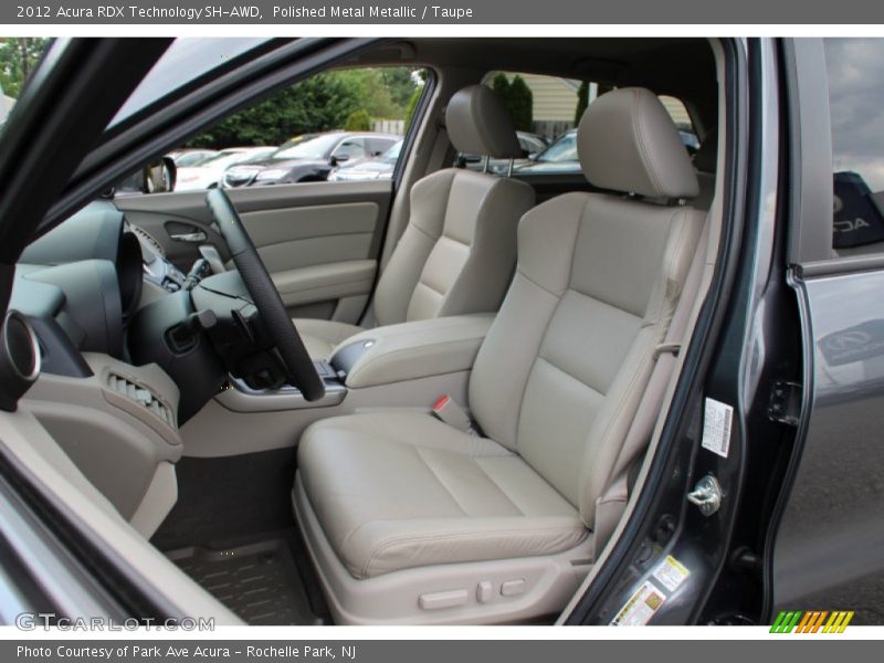 Polished Metal Metallic / Taupe 2012 Acura RDX Technology SH-AWD