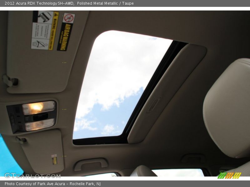 Polished Metal Metallic / Taupe 2012 Acura RDX Technology SH-AWD