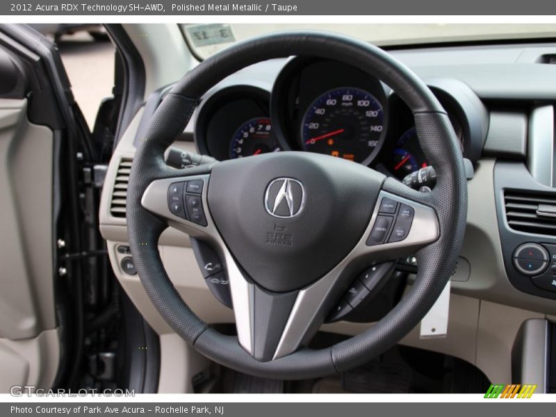 Polished Metal Metallic / Taupe 2012 Acura RDX Technology SH-AWD