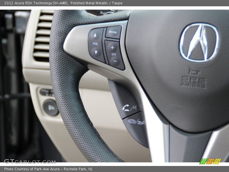 Polished Metal Metallic / Taupe 2012 Acura RDX Technology SH-AWD