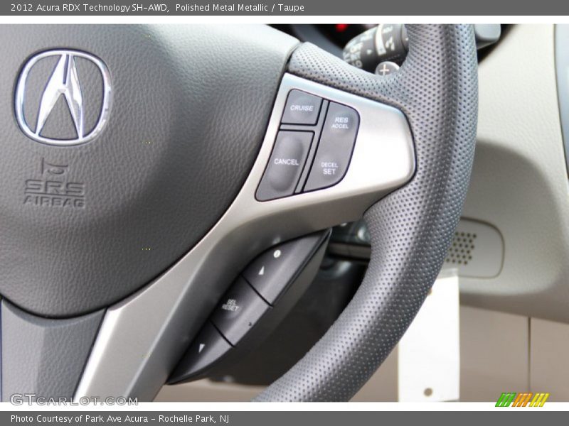 Polished Metal Metallic / Taupe 2012 Acura RDX Technology SH-AWD