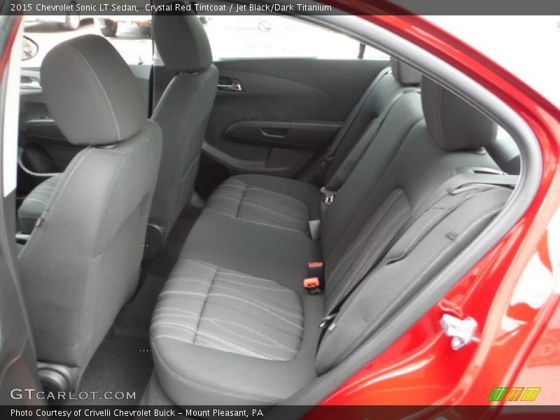 Crystal Red Tintcoat / Jet Black/Dark Titanium 2015 Chevrolet Sonic LT Sedan
