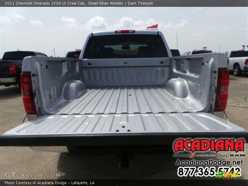 Sheer Silver Metallic / Dark Titanium 2011 Chevrolet Silverado 1500 LS Crew Cab