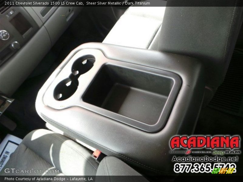 Sheer Silver Metallic / Dark Titanium 2011 Chevrolet Silverado 1500 LS Crew Cab
