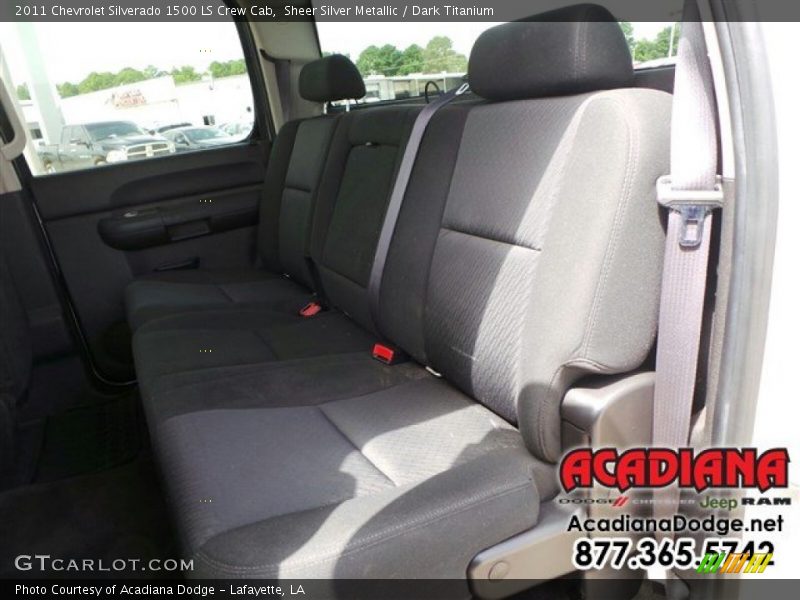 Sheer Silver Metallic / Dark Titanium 2011 Chevrolet Silverado 1500 LS Crew Cab