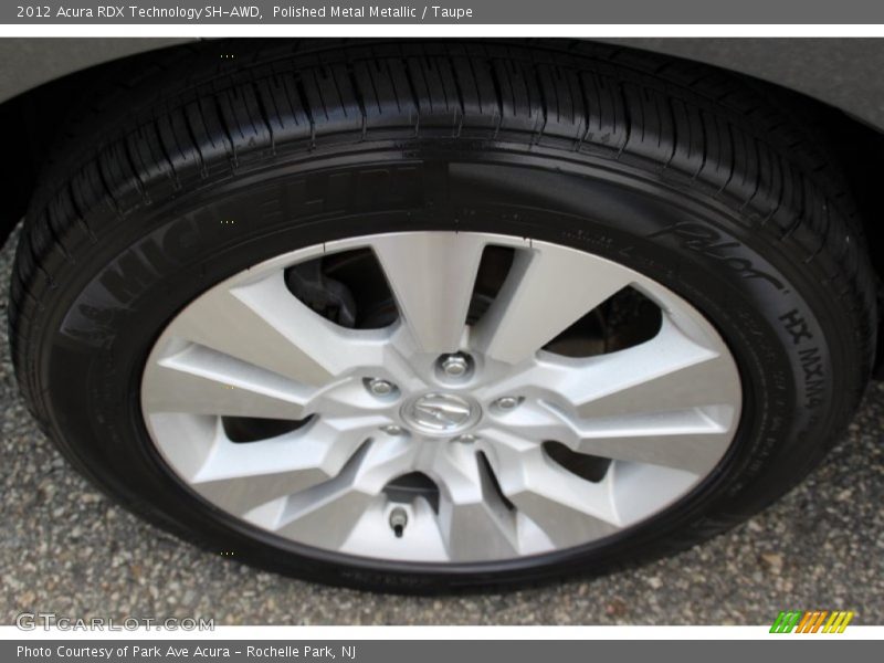 Polished Metal Metallic / Taupe 2012 Acura RDX Technology SH-AWD