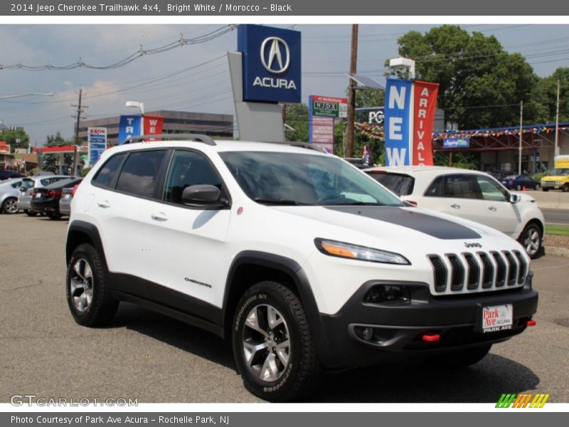 Bright White / Morocco - Black 2014 Jeep Cherokee Trailhawk 4x4