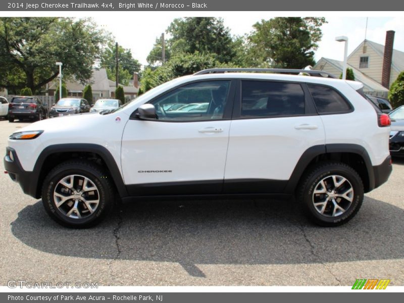 Bright White / Morocco - Black 2014 Jeep Cherokee Trailhawk 4x4