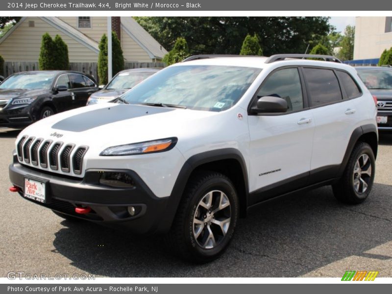 Bright White / Morocco - Black 2014 Jeep Cherokee Trailhawk 4x4