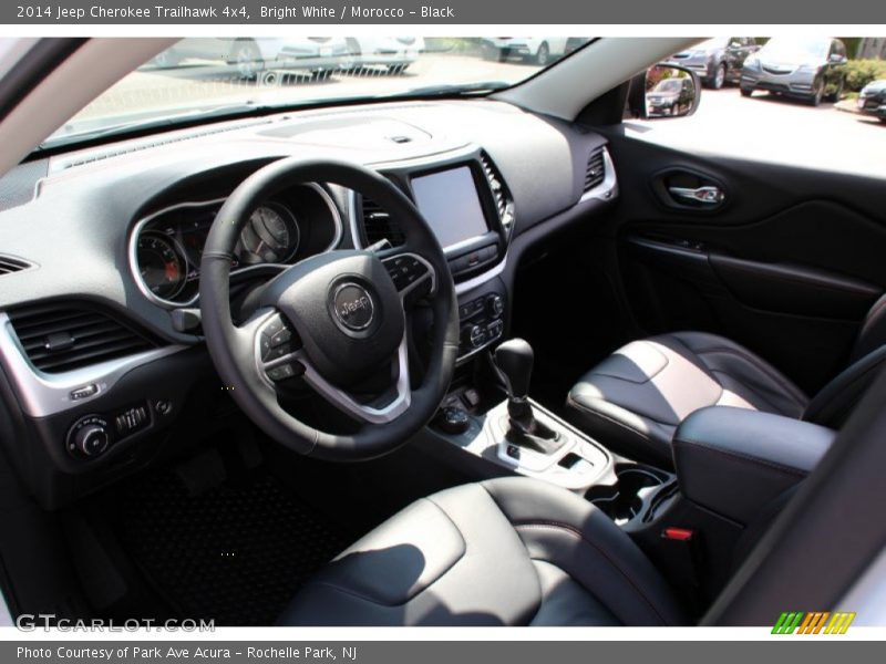 Bright White / Morocco - Black 2014 Jeep Cherokee Trailhawk 4x4