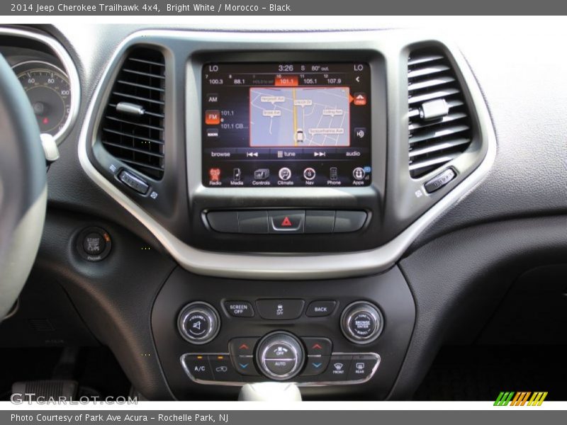 Bright White / Morocco - Black 2014 Jeep Cherokee Trailhawk 4x4