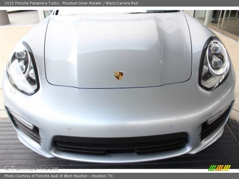 Rhodium Silver Metallic / Black/Carrera Red 2015 Porsche Panamera Turbo