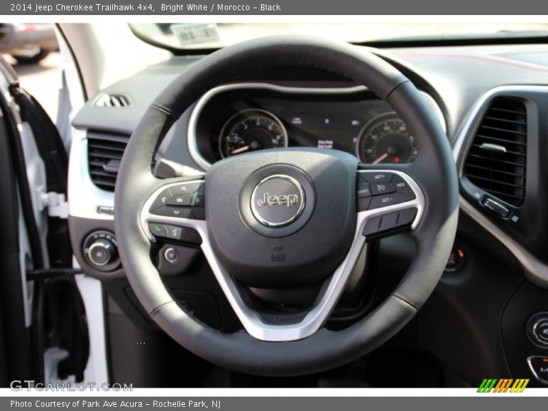 Bright White / Morocco - Black 2014 Jeep Cherokee Trailhawk 4x4