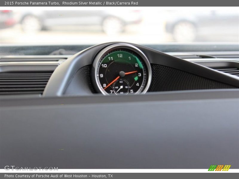 Rhodium Silver Metallic / Black/Carrera Red 2015 Porsche Panamera Turbo