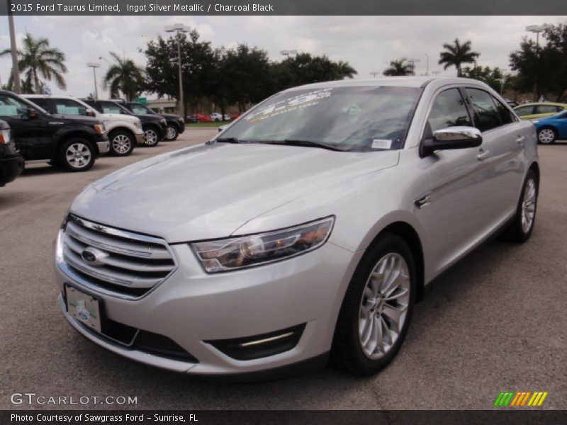 Ingot Silver Metallic / Charcoal Black 2015 Ford Taurus Limited