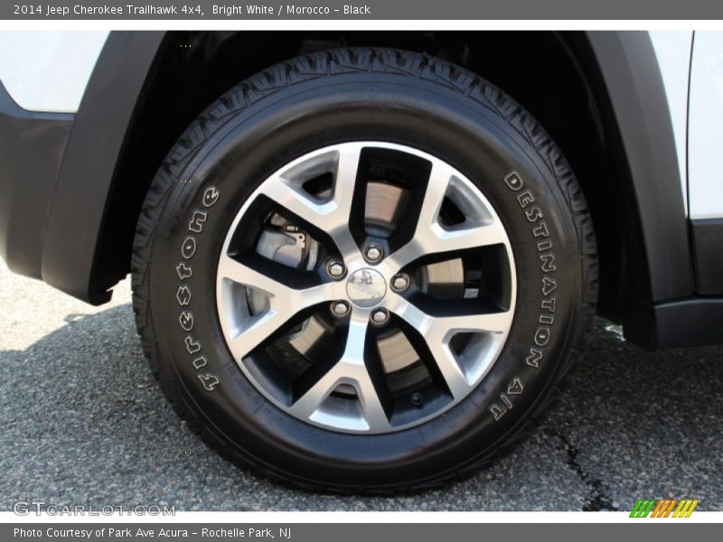 Bright White / Morocco - Black 2014 Jeep Cherokee Trailhawk 4x4