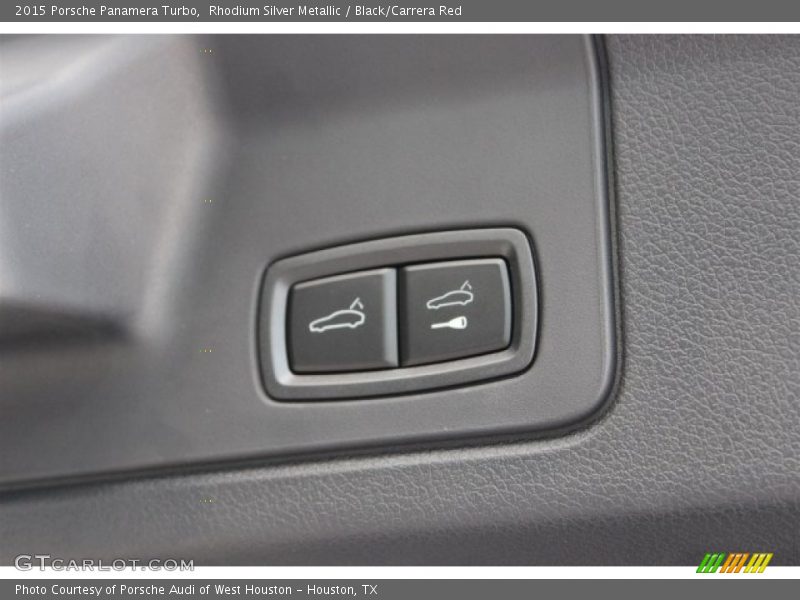 Rhodium Silver Metallic / Black/Carrera Red 2015 Porsche Panamera Turbo