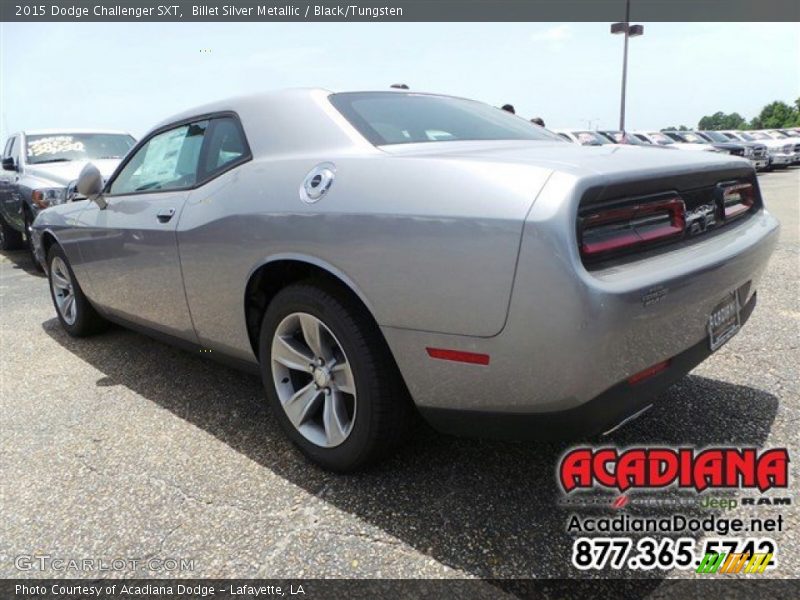 Billet Silver Metallic / Black/Tungsten 2015 Dodge Challenger SXT