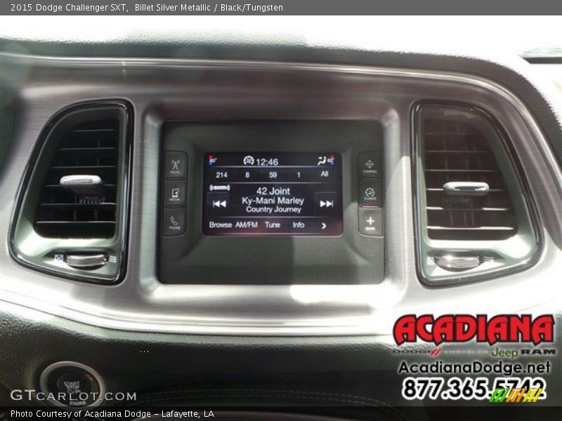 Billet Silver Metallic / Black/Tungsten 2015 Dodge Challenger SXT