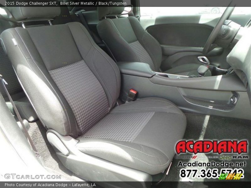 Billet Silver Metallic / Black/Tungsten 2015 Dodge Challenger SXT