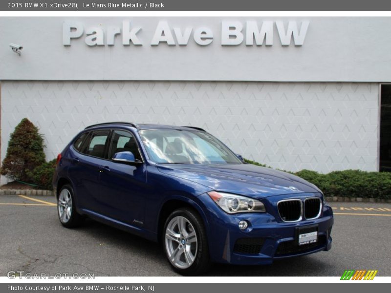 Le Mans Blue Metallic / Black 2015 BMW X1 xDrive28i