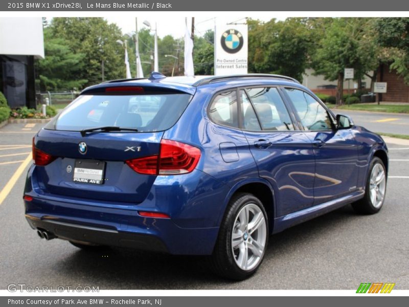 Le Mans Blue Metallic / Black 2015 BMW X1 xDrive28i