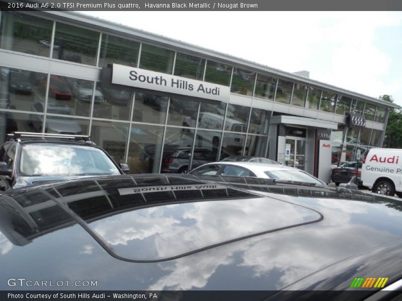 Havanna Black Metallic / Nougat Brown 2016 Audi A6 2.0 TFSI Premium Plus quattro
