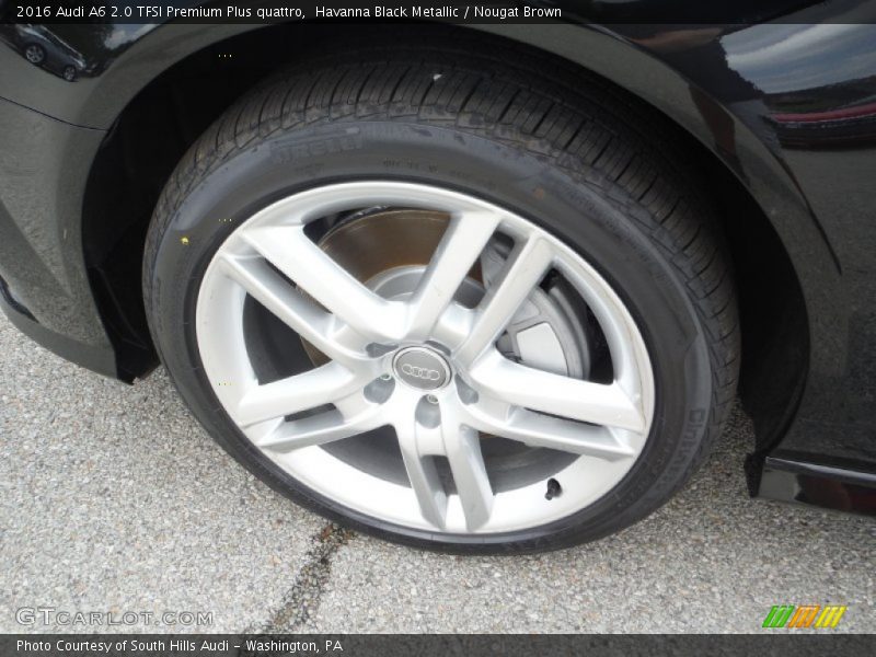 Havanna Black Metallic / Nougat Brown 2016 Audi A6 2.0 TFSI Premium Plus quattro