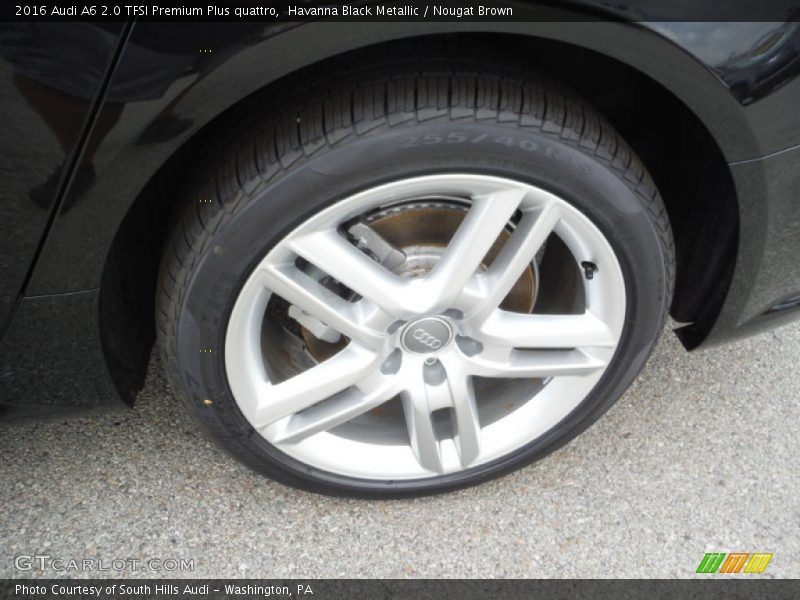 Havanna Black Metallic / Nougat Brown 2016 Audi A6 2.0 TFSI Premium Plus quattro