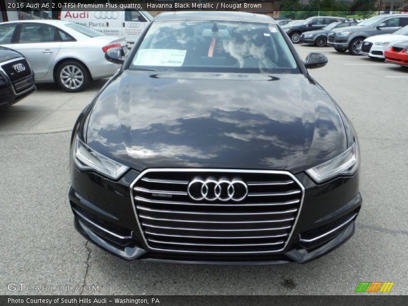 Havanna Black Metallic / Nougat Brown 2016 Audi A6 2.0 TFSI Premium Plus quattro