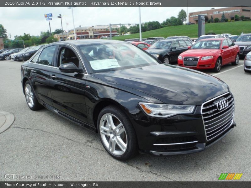 Havanna Black Metallic / Nougat Brown 2016 Audi A6 2.0 TFSI Premium Plus quattro