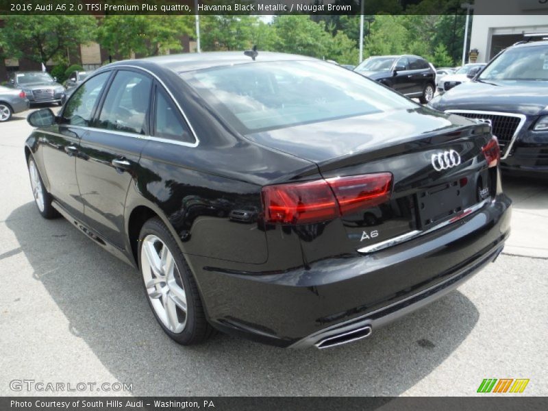 Havanna Black Metallic / Nougat Brown 2016 Audi A6 2.0 TFSI Premium Plus quattro