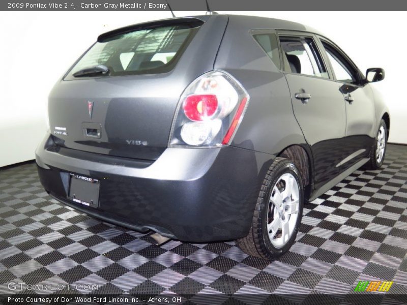 Carbon Gray Metallic / Ebony 2009 Pontiac Vibe 2.4