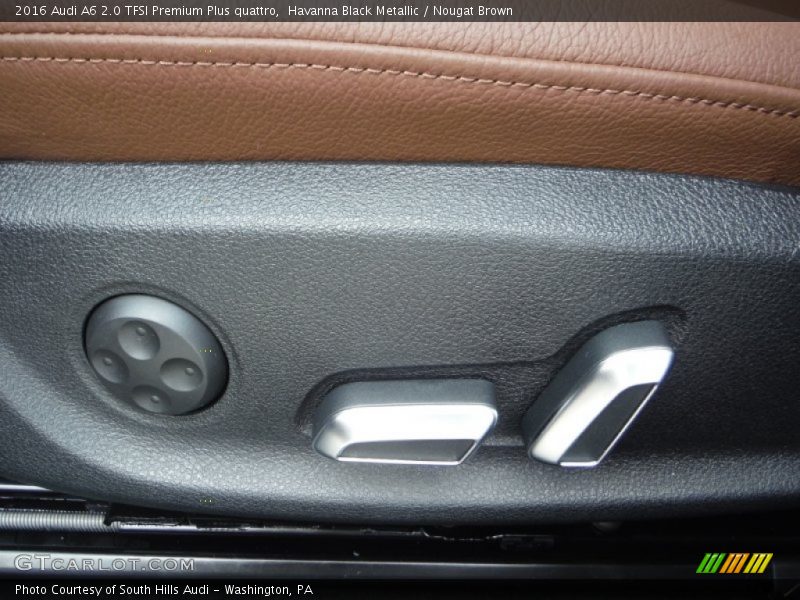 Havanna Black Metallic / Nougat Brown 2016 Audi A6 2.0 TFSI Premium Plus quattro
