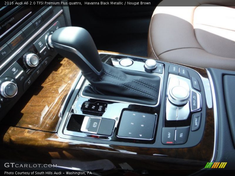 Havanna Black Metallic / Nougat Brown 2016 Audi A6 2.0 TFSI Premium Plus quattro