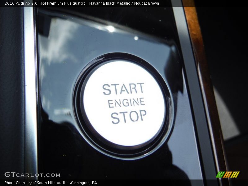 Havanna Black Metallic / Nougat Brown 2016 Audi A6 2.0 TFSI Premium Plus quattro