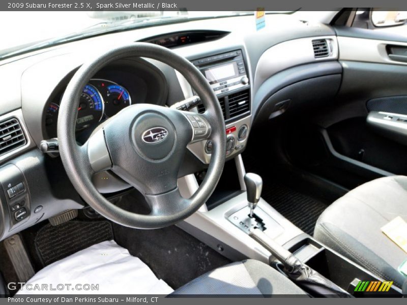 Spark Silver Metallic / Black 2009 Subaru Forester 2.5 X